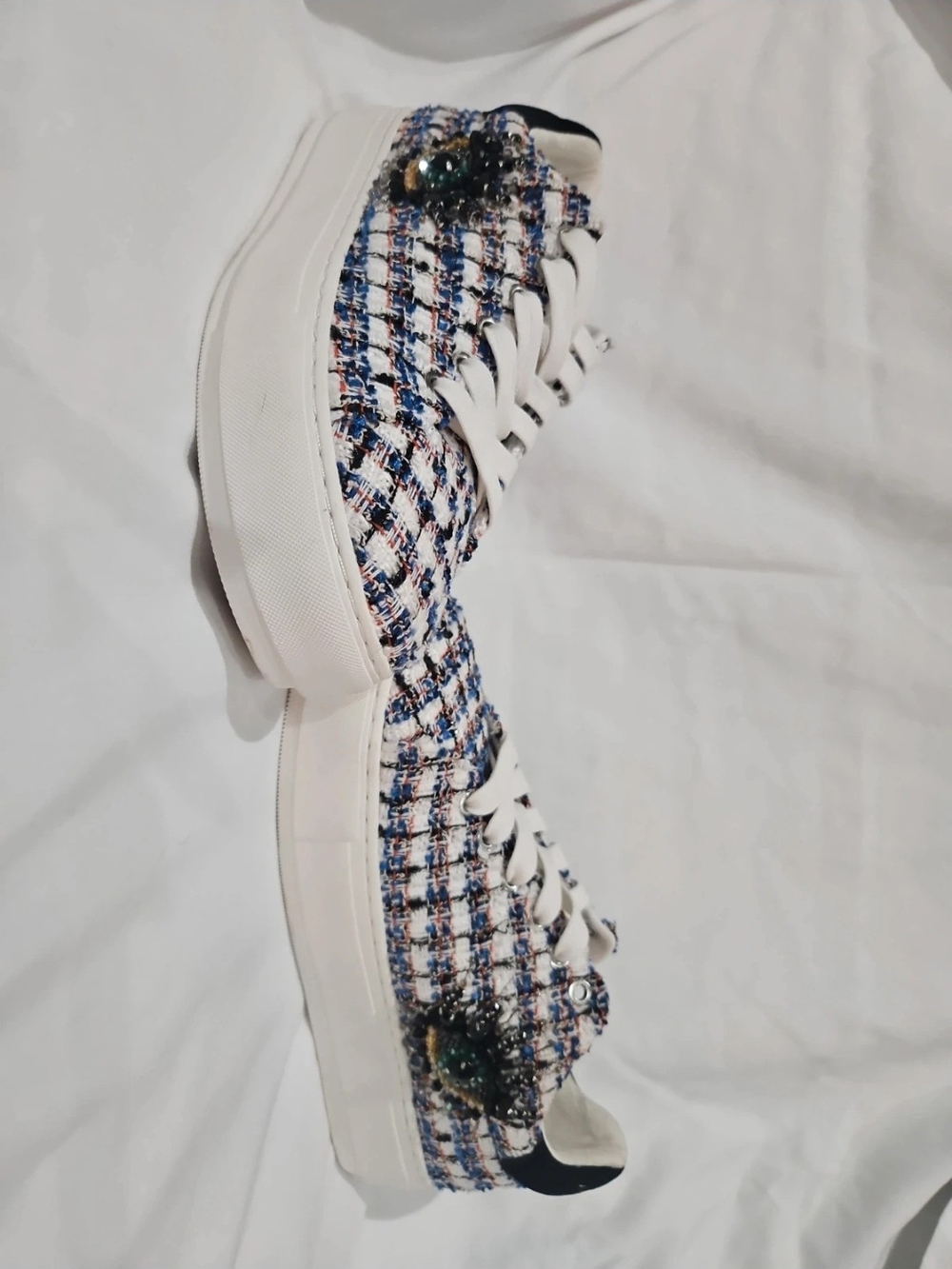 Kurt Geiger London Tweed Laney Eye Sneakers